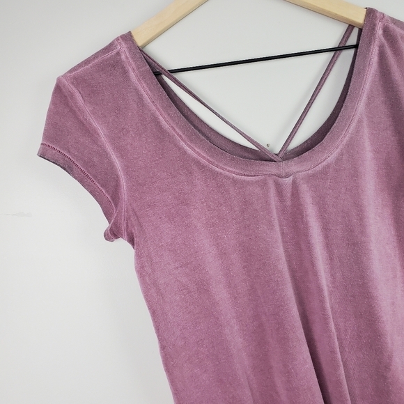 American Eagle Purple Washed Strap Back XS - Picture 2 of 5
